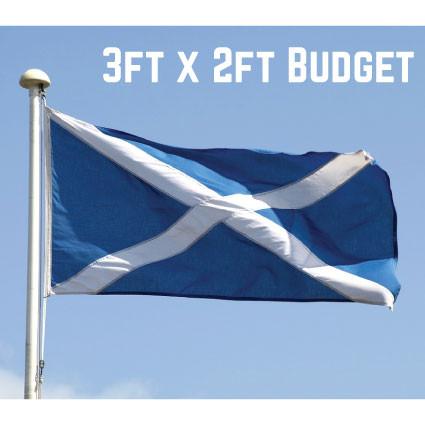 St Andrews Budget Display Flag. 91cm x 60cm (3ft x 2ft)