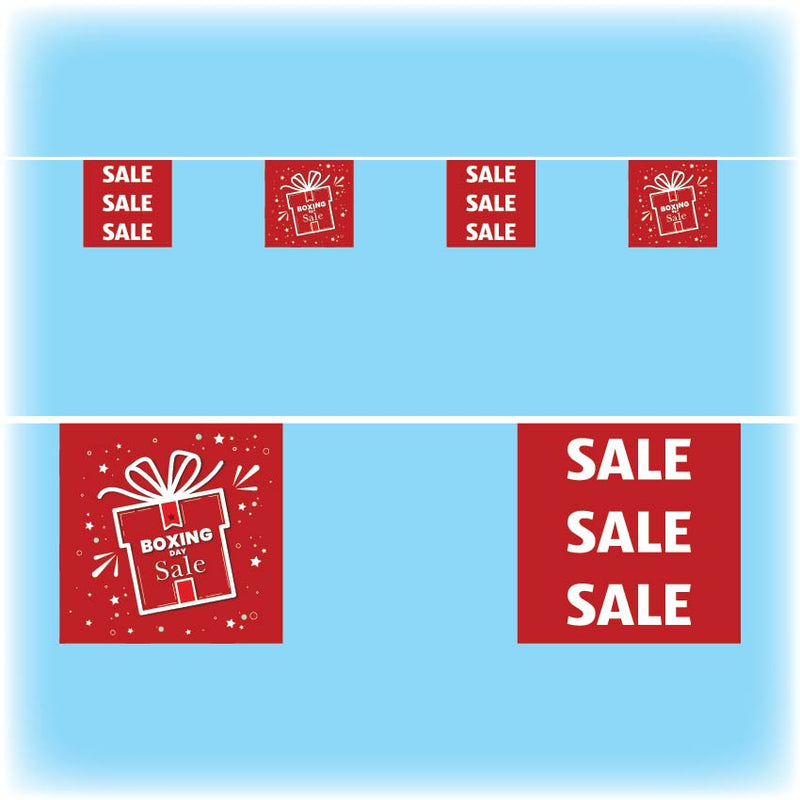 Personalised square bunting