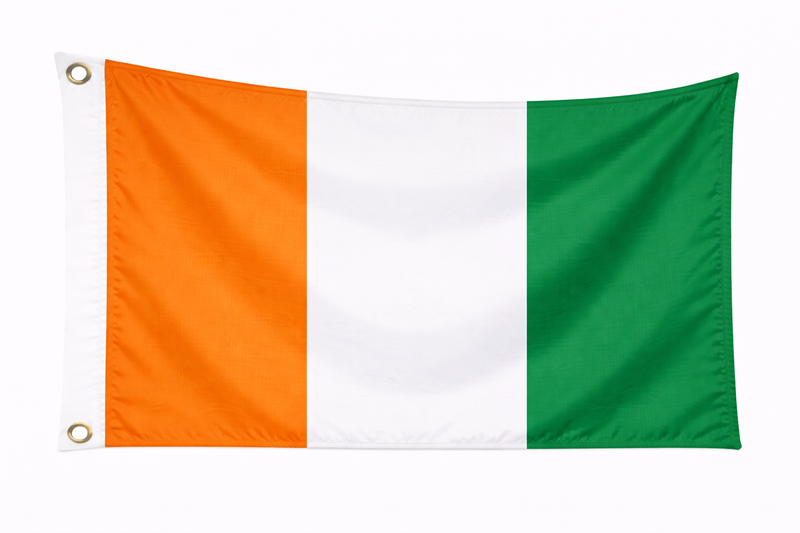 Ivory Coast 1.52m x 0.91m (5ftx 3ft) Budget Display Flag