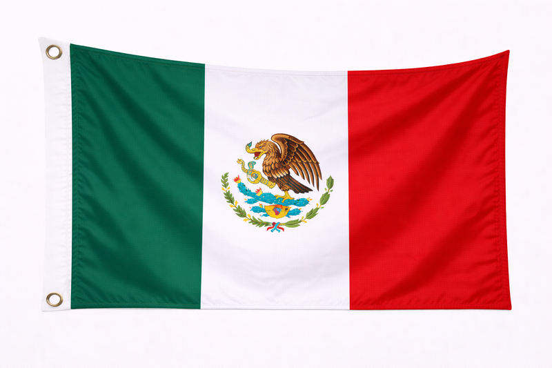 Mexico Budget Display Flag 91cm x 60cm (3ft x 2ft)