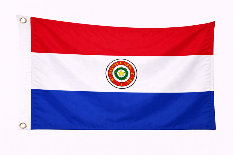 Paraguay 1.52m x 0.91m (5ftx 3ft) Budget Display Flag