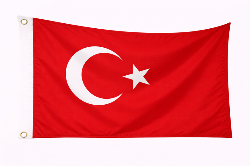 Turkey 1.52m x 0.91m (5ftx 3ft) Budget Display Flag