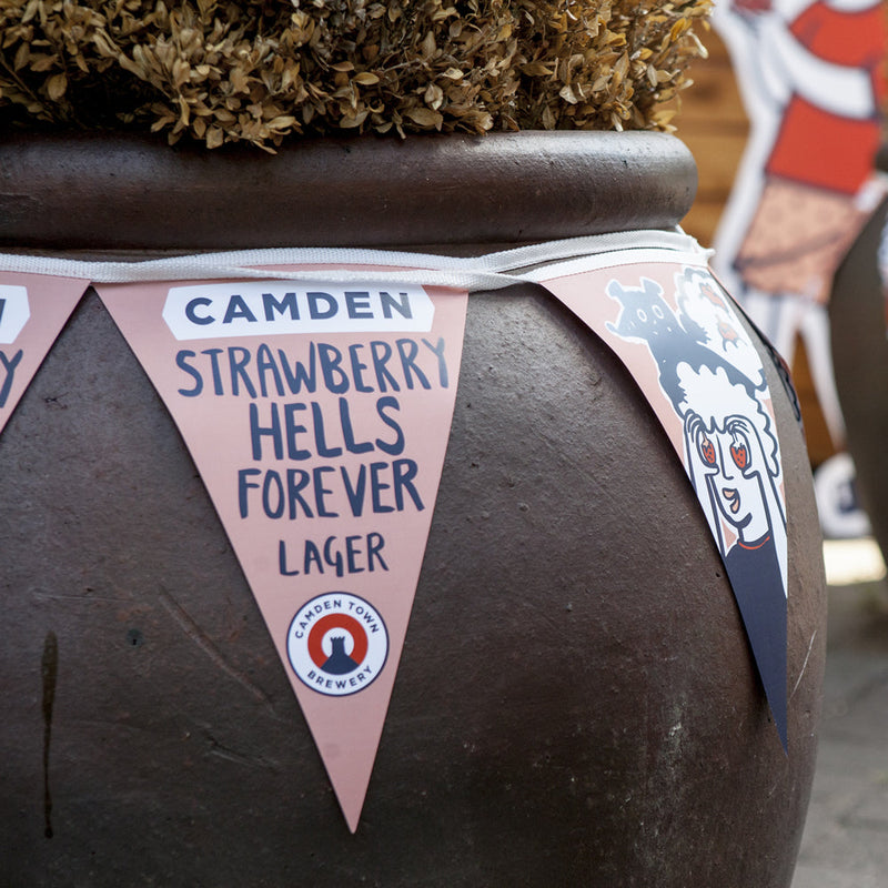 Printed bunting for outdoors