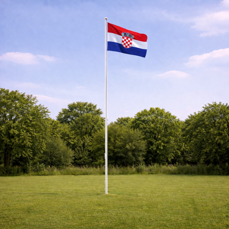 Croatia Supporters Flagpole Kit
