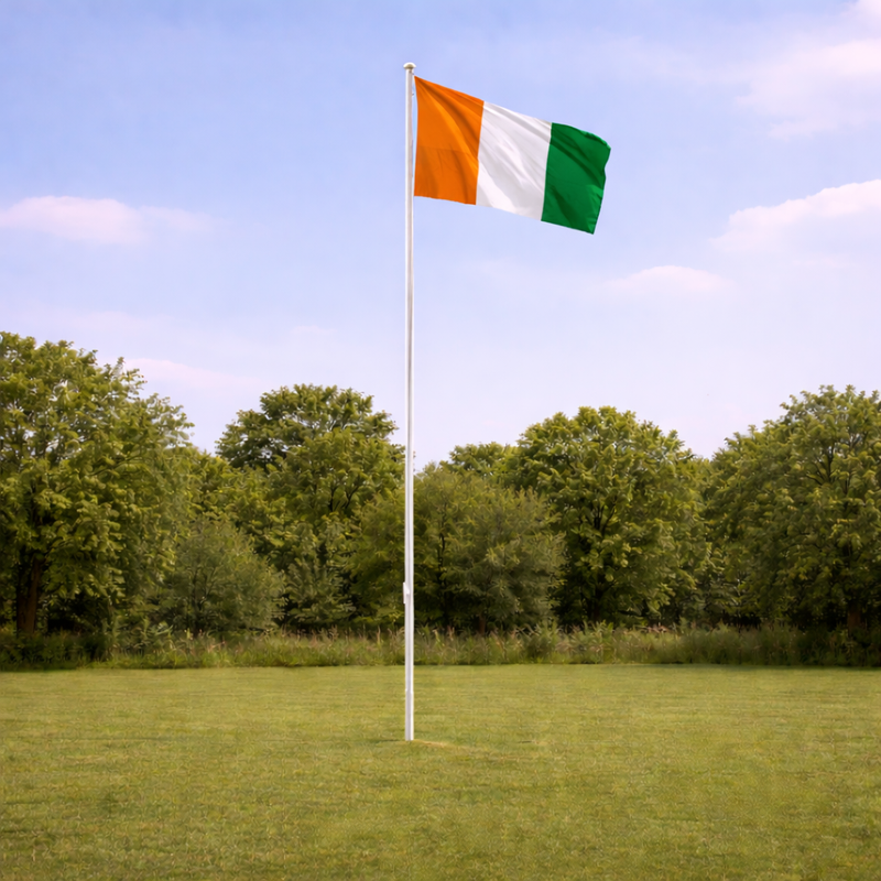 Ivory Coast Supporters Flagpole Kit