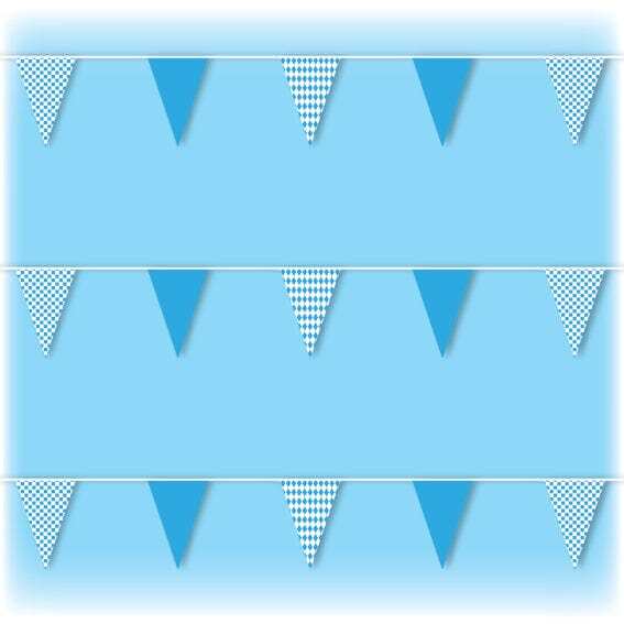 Oktoberfest bunting - checkered design