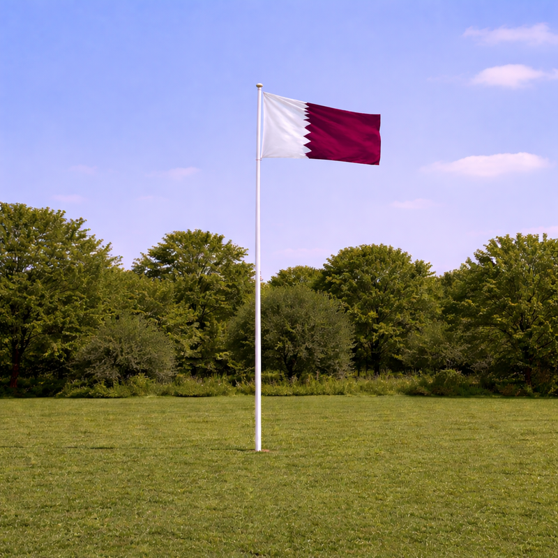 Qatar Supporter Flagpole Kit