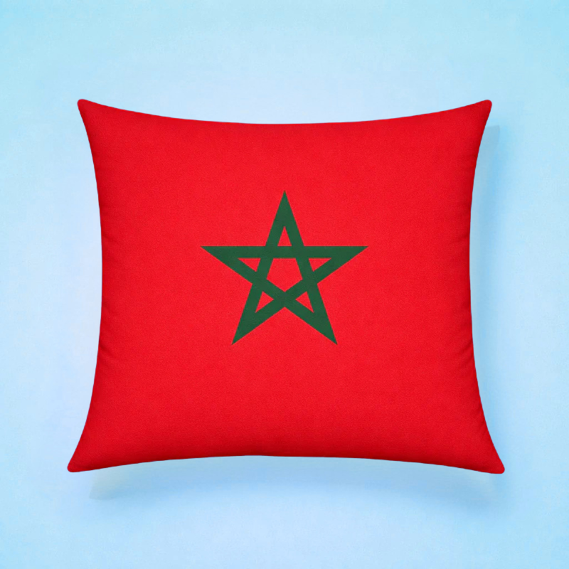 Morocco Flag Cushion
