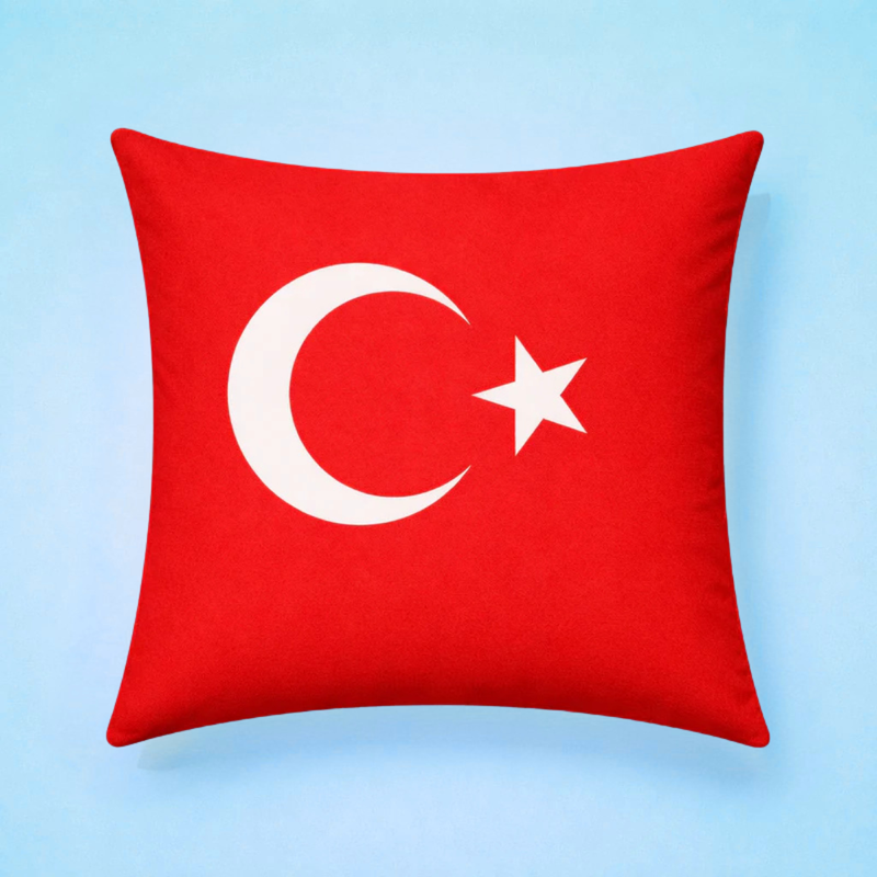 Turkey Flag Cushion