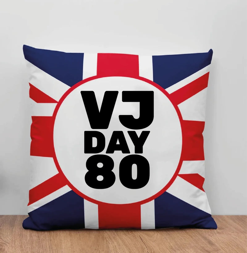 VJ Day 80 commemorative cushion - Design 1