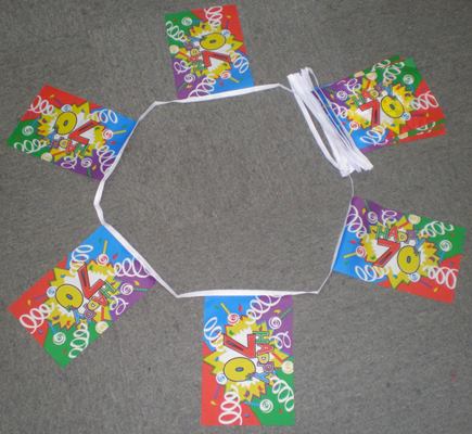 Happy 70th Birthday Bunting - 6 metres