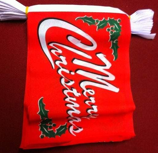 Merry Christmas Bunting - 6 metres