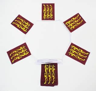 Richard the Lionheart Bunting - 6 metres