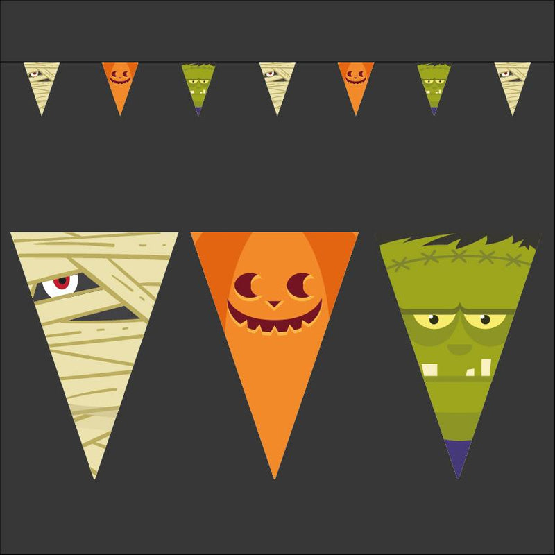 Halloween Characters Bunting