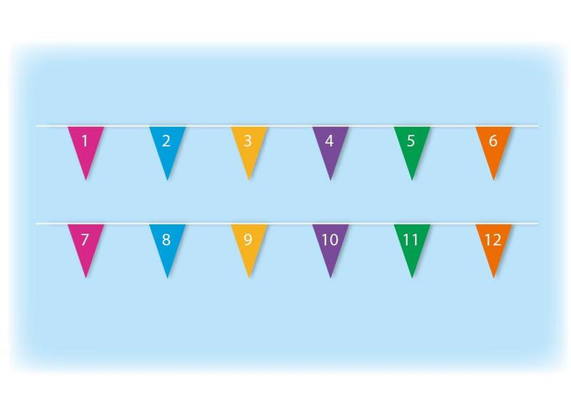 Numbers Bunting - 10 metres