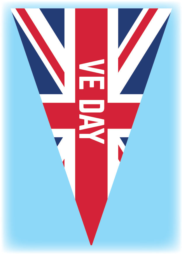 VE Day triangular Bunting