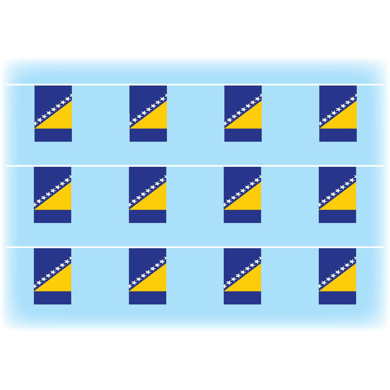 Bosnia & Hergovina flag bunting