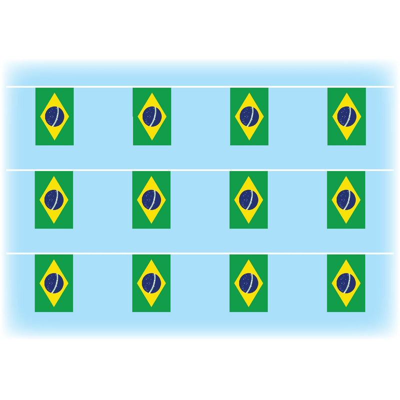 Brazil flag bunting