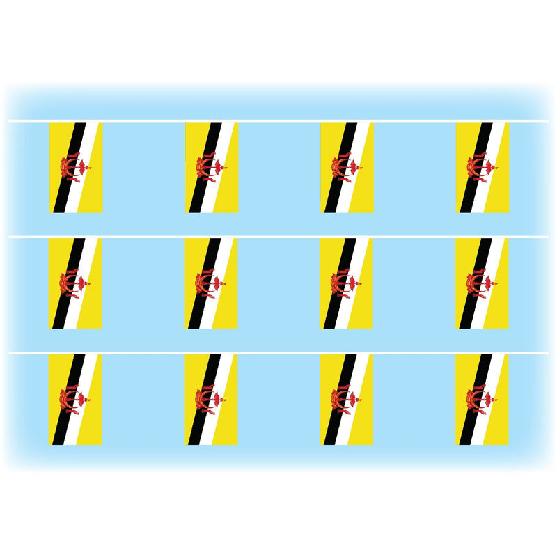 Brunei flag bunting
