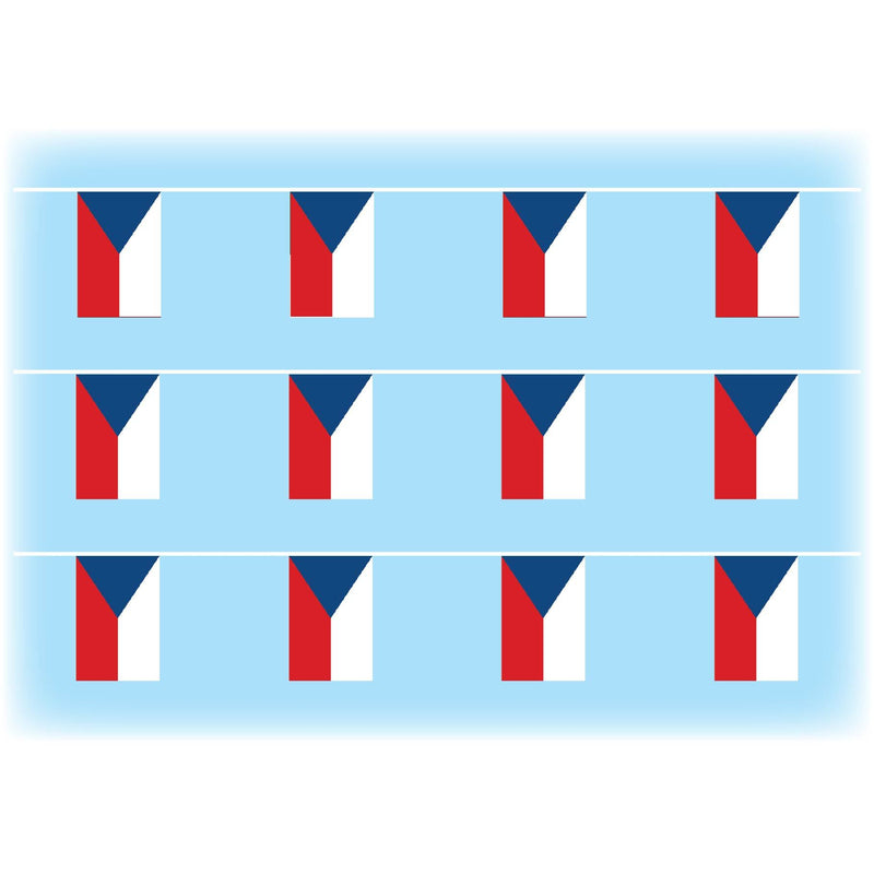 Czech flag bunting