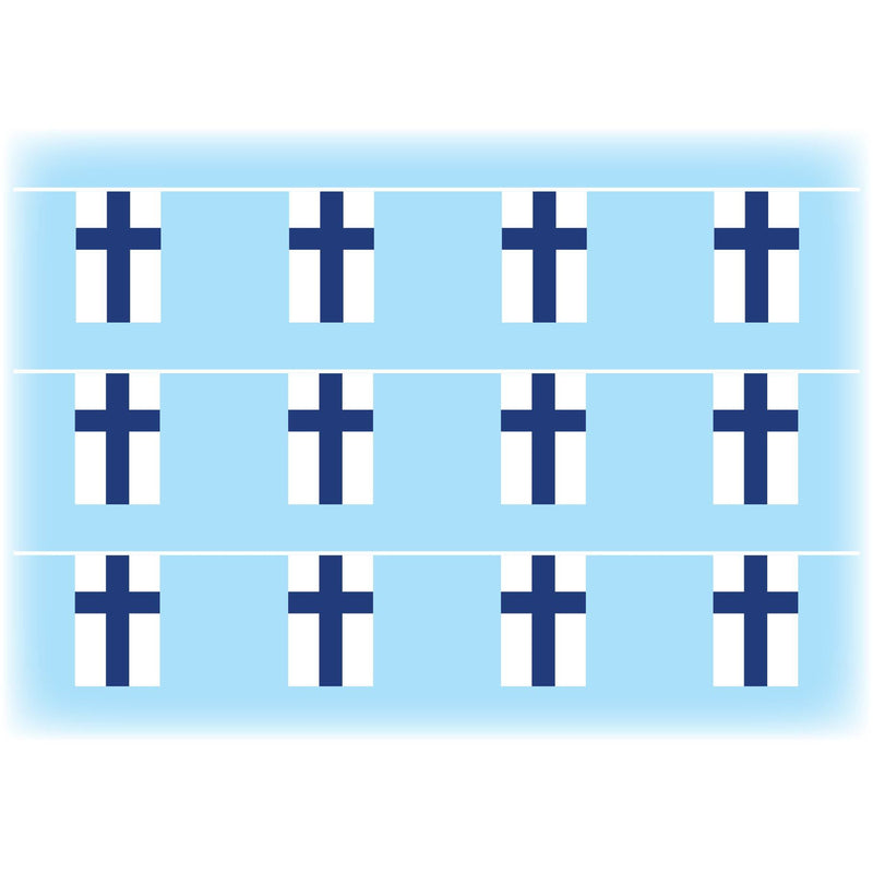 Finland flag bunting