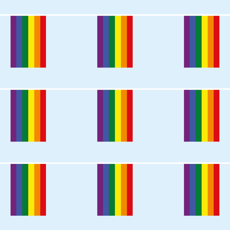 Gilbert Pride Flag Bunting
