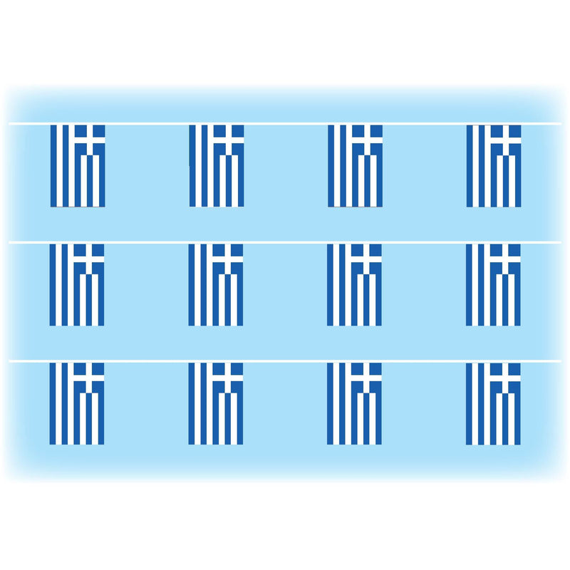 Greece flag bunting