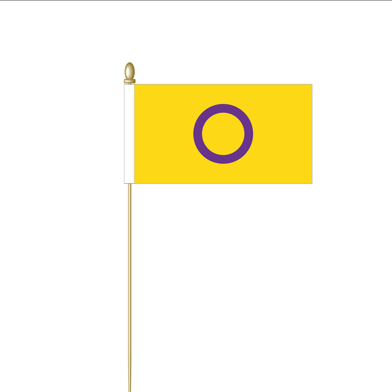 Intersex Pride Table Flag