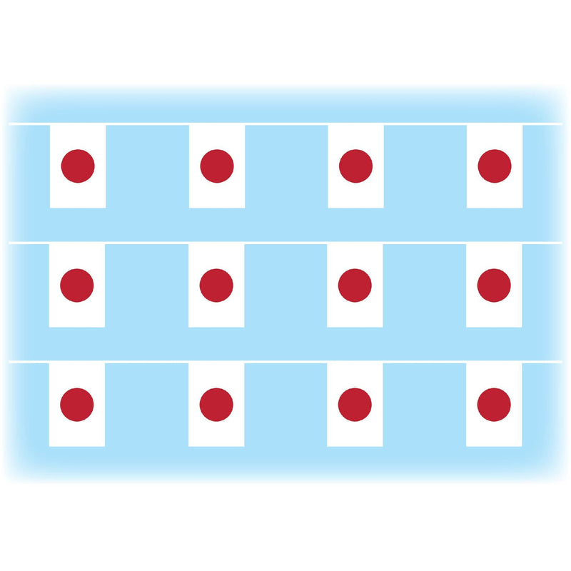 Japan Flag Bunting