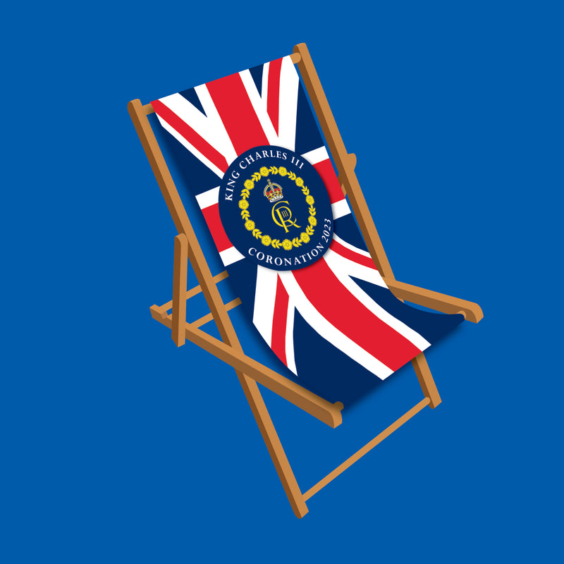 King Charles III Coronation Deckchair - Special edition design