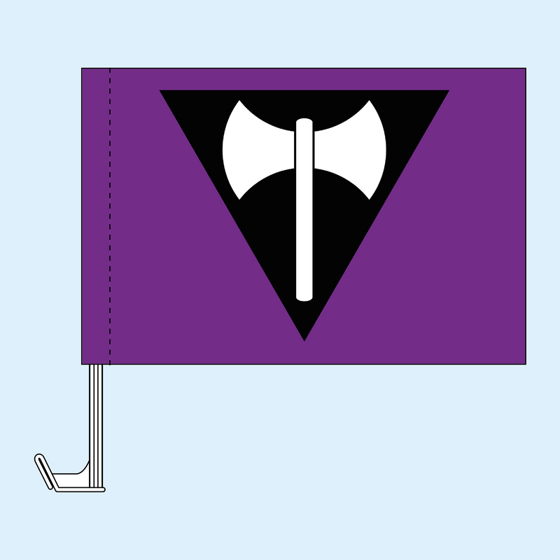 Labrys Pride Car Flag