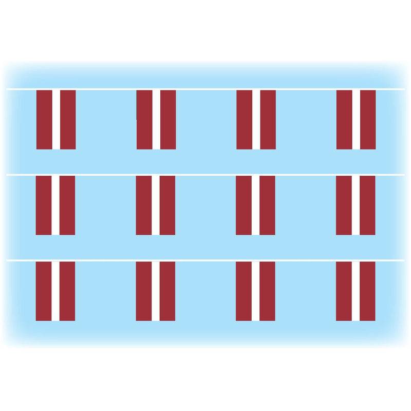 Latvia Flag Bunting