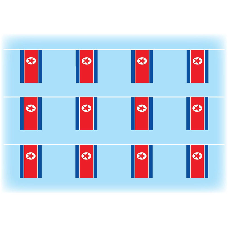 North korea Flag Bunting