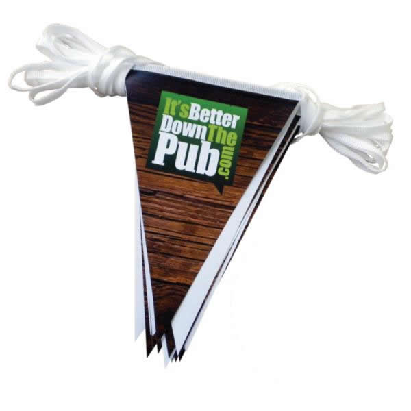 Custom printed paper bunting