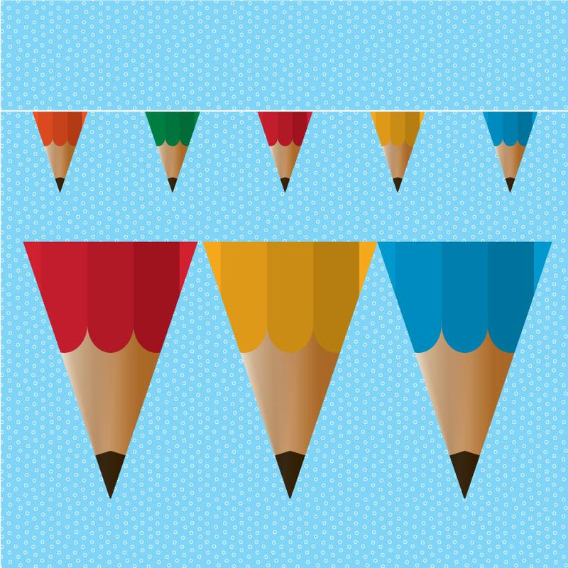 Pencil Bunting - 10 metres
