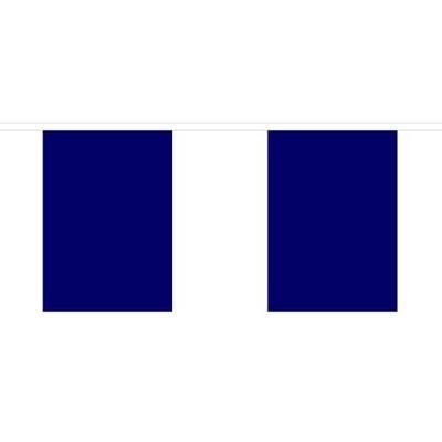 Plain Blue Fabric Bunting - 6 metres