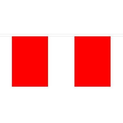 Plain Red Fabric Bunting - 10 metres