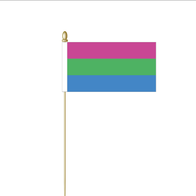 Polysexual Pride Table Flag