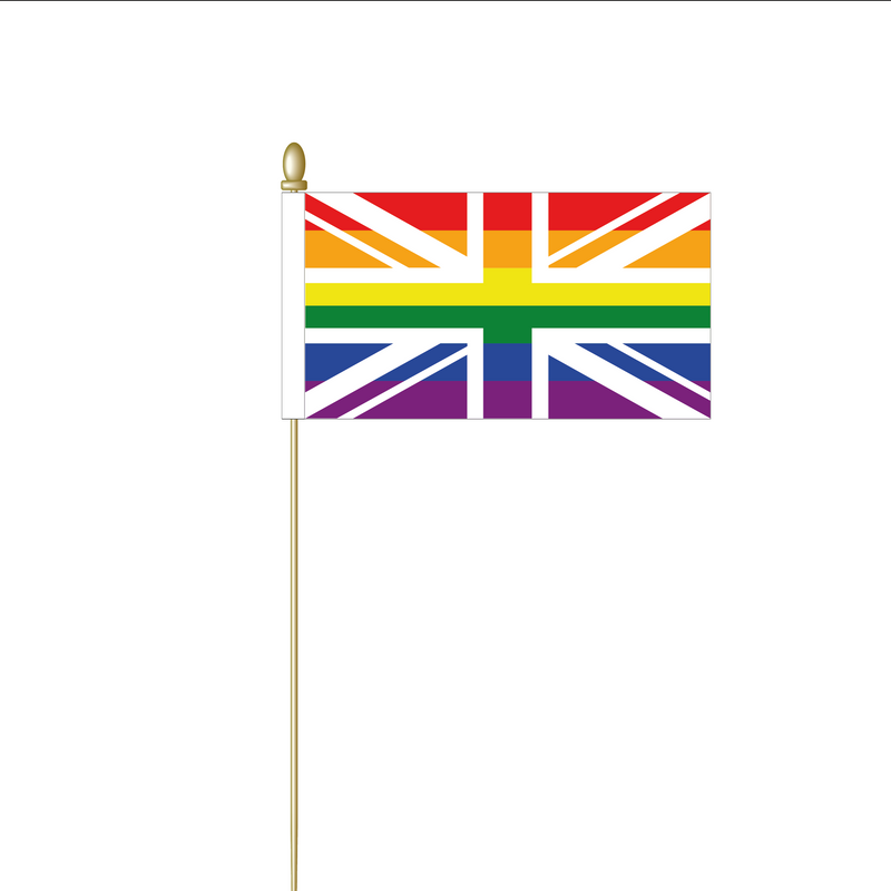 Rainbow Union Table Flag