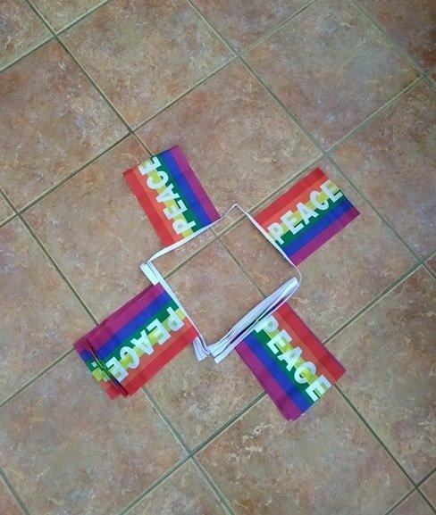 Rainbow Peace Bunting (LGBTQ+ Pride)