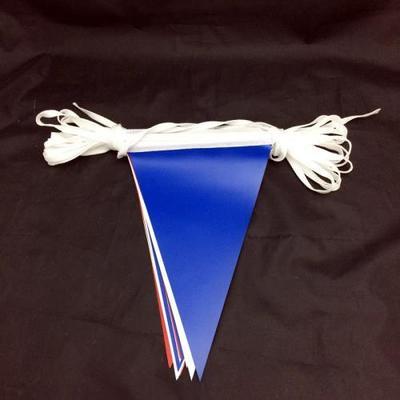 Red, White & Blue PVC Bunting - 10 metres