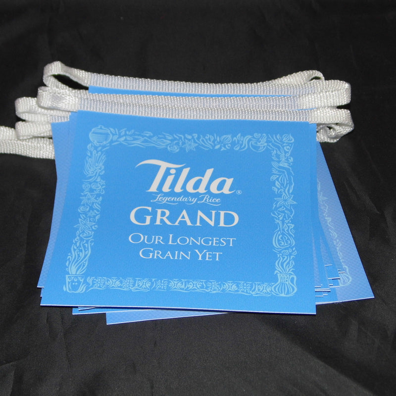 Bespoke Printed PVC Bunting - A5 Rectangles