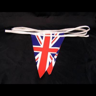 Union Jack PVC triangular bunting - 10 metres