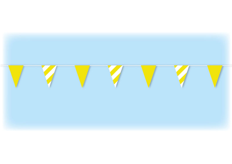 Yellow Safety Bunting - 10 metres