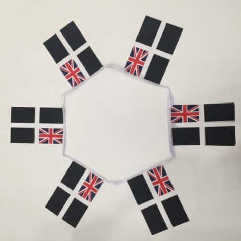 Cornwall Ensign Bunting - 6 metres