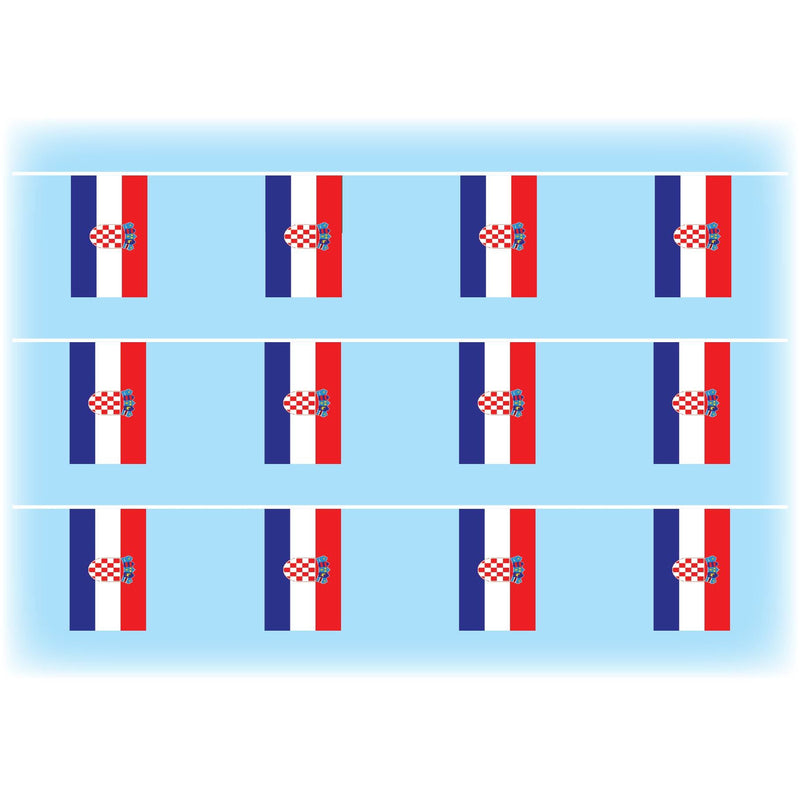 Croatia flag bunting