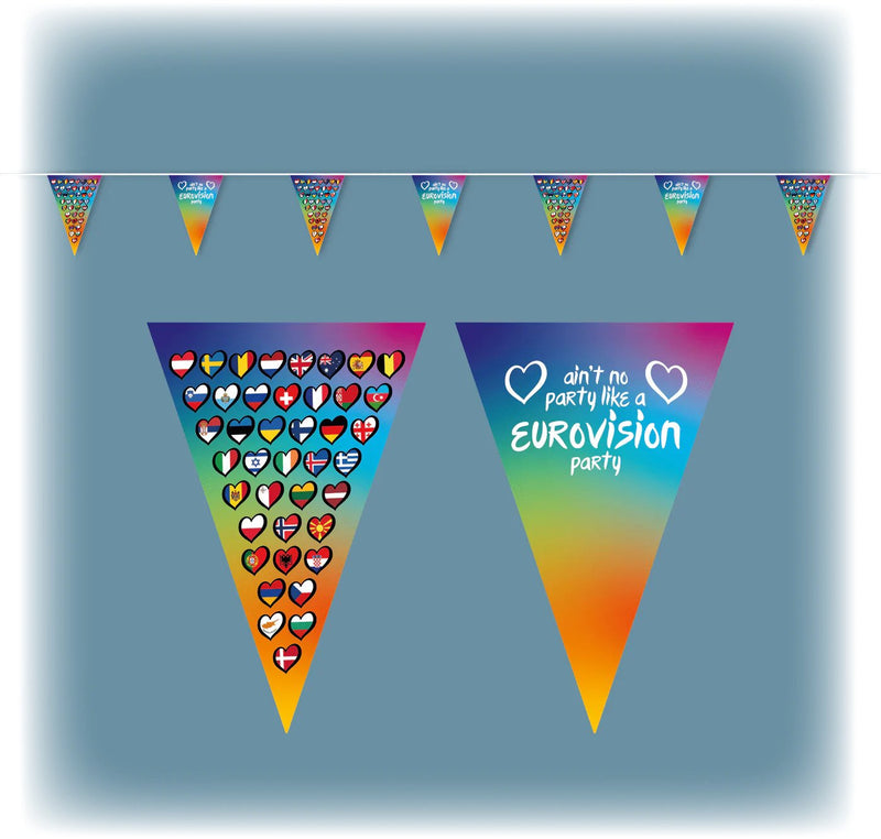 Eurovision party bunting