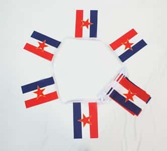 6m 20 Flag Yugoslavia With Star Bunting