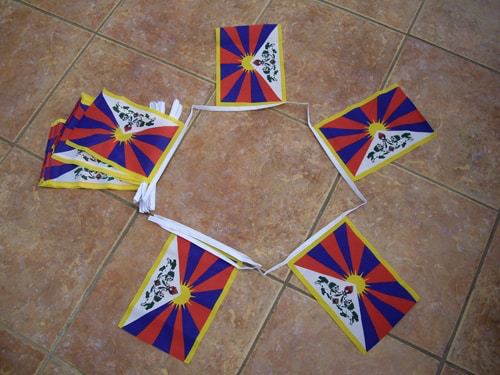 6m 20 Flag Tibet Bunting