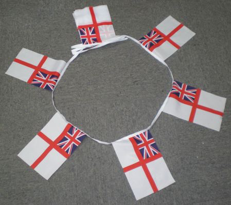 White Ensign Bunting - 6 metres